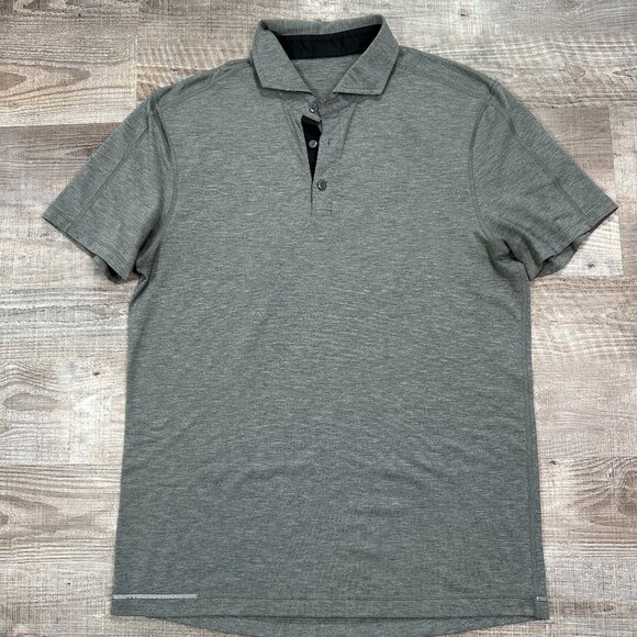 lululemon athletica Gray Polo Shirt - Picture 2 of 10